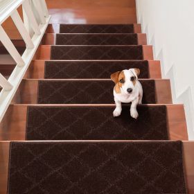 VEVOR Stair Treads, Stairs Carpet Non Slip 9" x 28", Indoor Stair Runner for Wooden Steps