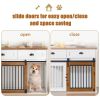 Heavy Duty Furniture style dog cage wooden dog cage double door dog cage side cabinet dog cage Dog crate (44 1/2"W *23"D *33 1/4"H)