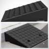 2 car curb ramps -7000lbs load-bearing portable heavy-duty rubber shed and threshold ramp, suitable for sidewalk lawn mowers, cars, wheelchairs