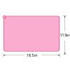 Dog Cat Bowl Mat, Silicone Dog Food Mat, Non-Slip Pet Feeding Mat Waterproof Placemat for Small Pets, Pink