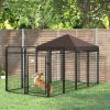 Dog Kennel Outdoor for Large and Medium Dogs, 9.3' x 4.6' x 5.2'