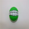 Pet Squeaky Ball Interactive Dog Chewing Toy with Funny Large Teeth Design for Aggressive Chewers Toy