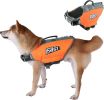 Dog Life Jacket; Reflective Dog Safety Vest Adjustable Pet Life Preserver with Strong Buoyancy and Durable Rescue Handle for Swimming; Surfing; Boatin