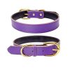 Genuine Leather Dog Collar; Wide Dog Collar; Soft Padded Breathable Adjustable Tactical Waterproof Pet Collar