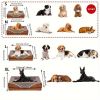 Removable And Washable Pet Dog Sofa And Dog Bed, Dog Nest,  Pet Bed Sofa, Comfortable And Soft, Cat Sofa Bed With Raised Edges To Protect The Neck