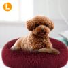 Pet Dog Bed Soft Warm Fleece Puppy Cat Bed Dog Cozy Nest Sofa Bed Cushion L Size