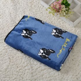 For Common Dogs Blanket Non-slip Seat Cushion (Option: Blue Jarre Aero Bull-80x100cm)